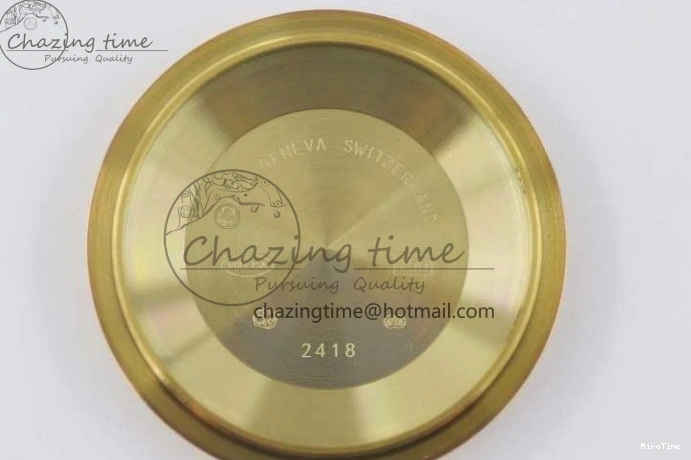 MiroTime 0121 Day Date 40mm YG 904L Steel TWF 1:1 Best Edition White Dial on YG Bracelet A FreshLook 2368